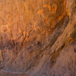 Gravure Vache qui pleure à Djanet dans le Sahara algérien